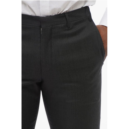Corneliani CC COLLECTION Wool and Silk Blend Pants