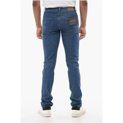 Corneliani ID Dark Washed Denims with Belt Loops 16cm
