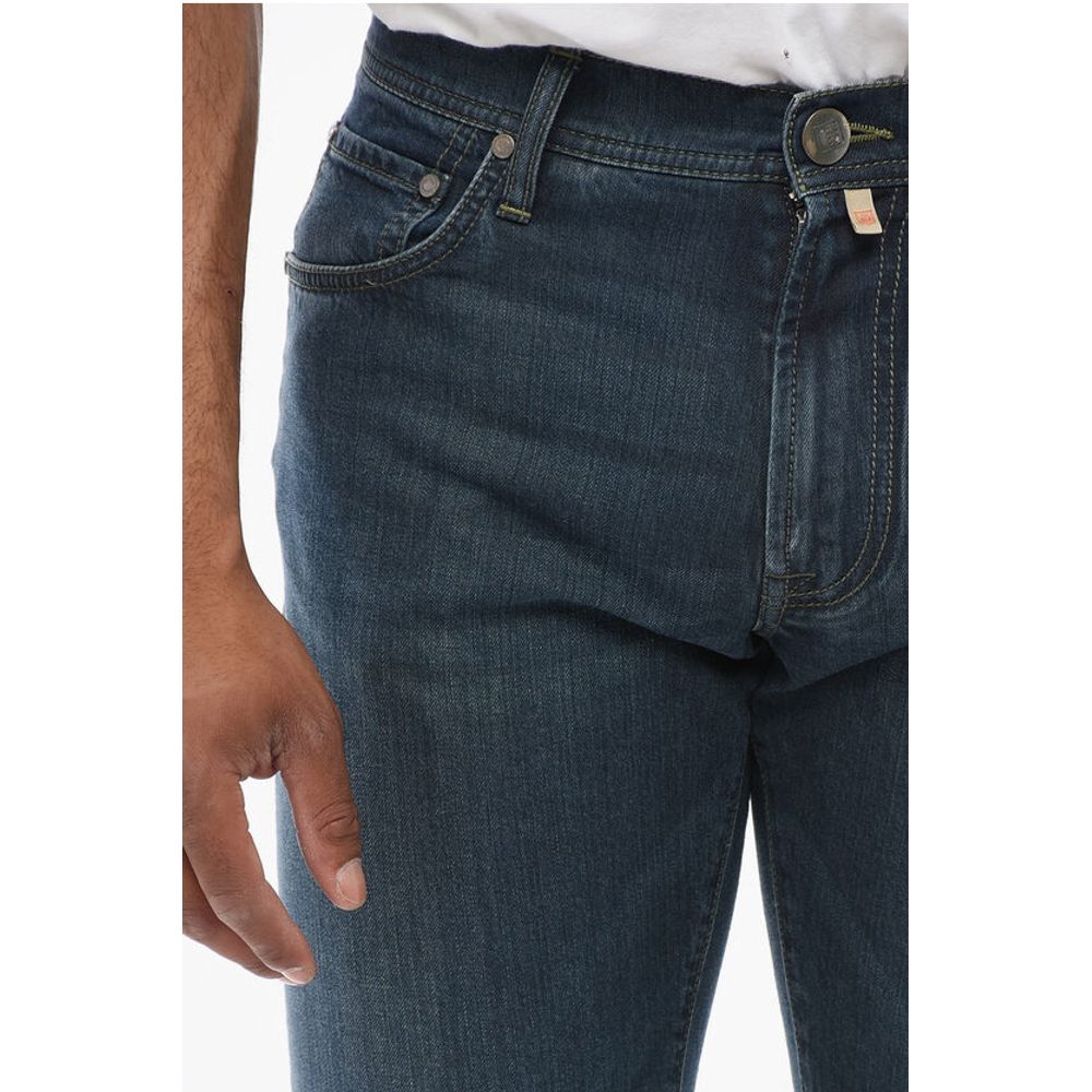 Corneliani ID Regular Fit Denims with Belt Loops 18cm