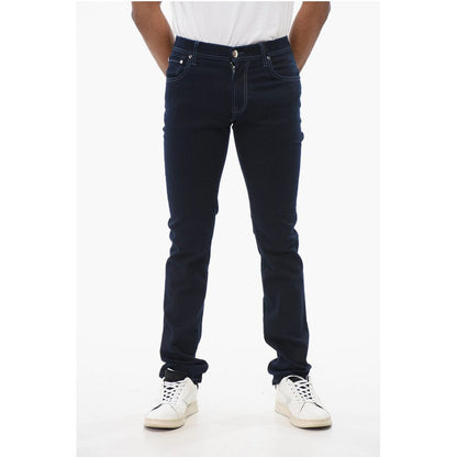 Corneliani ID Dark Washed Slim Fit Denims 14cm