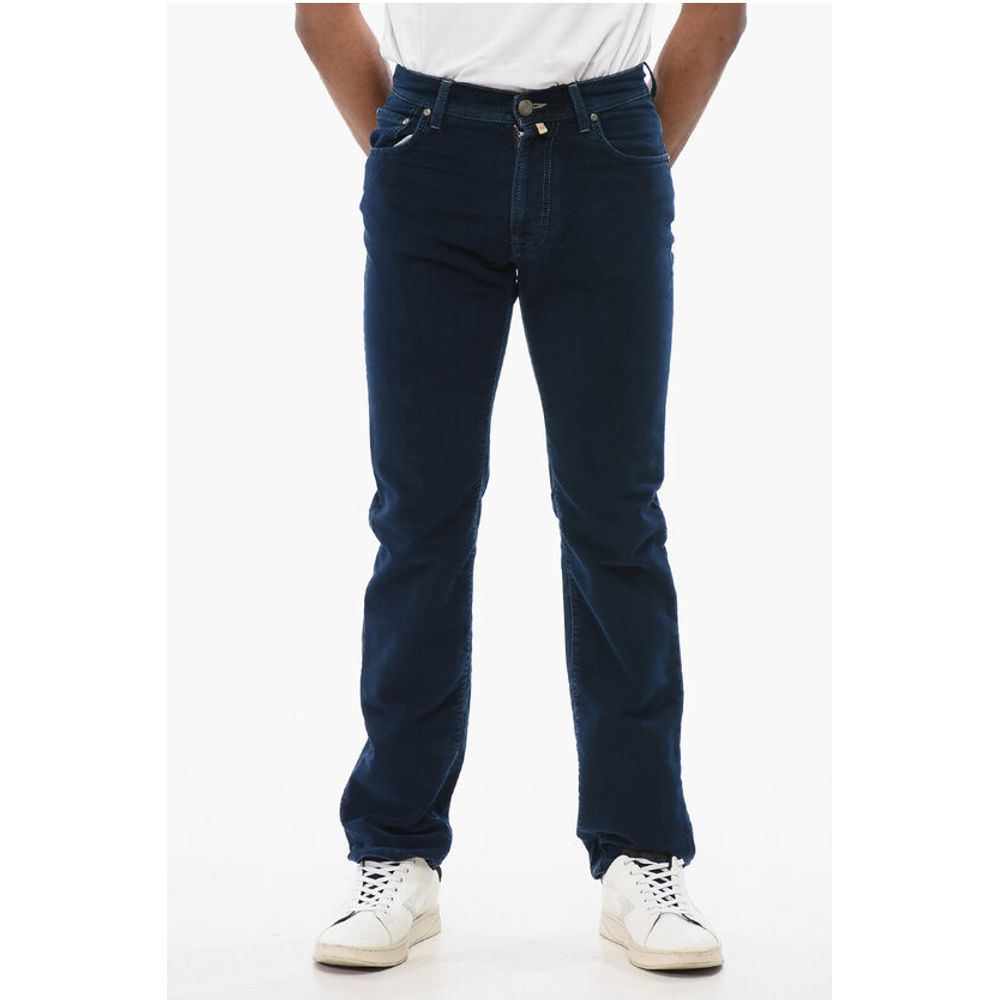 Corneliani ID Velour 5-Pocketed Pants