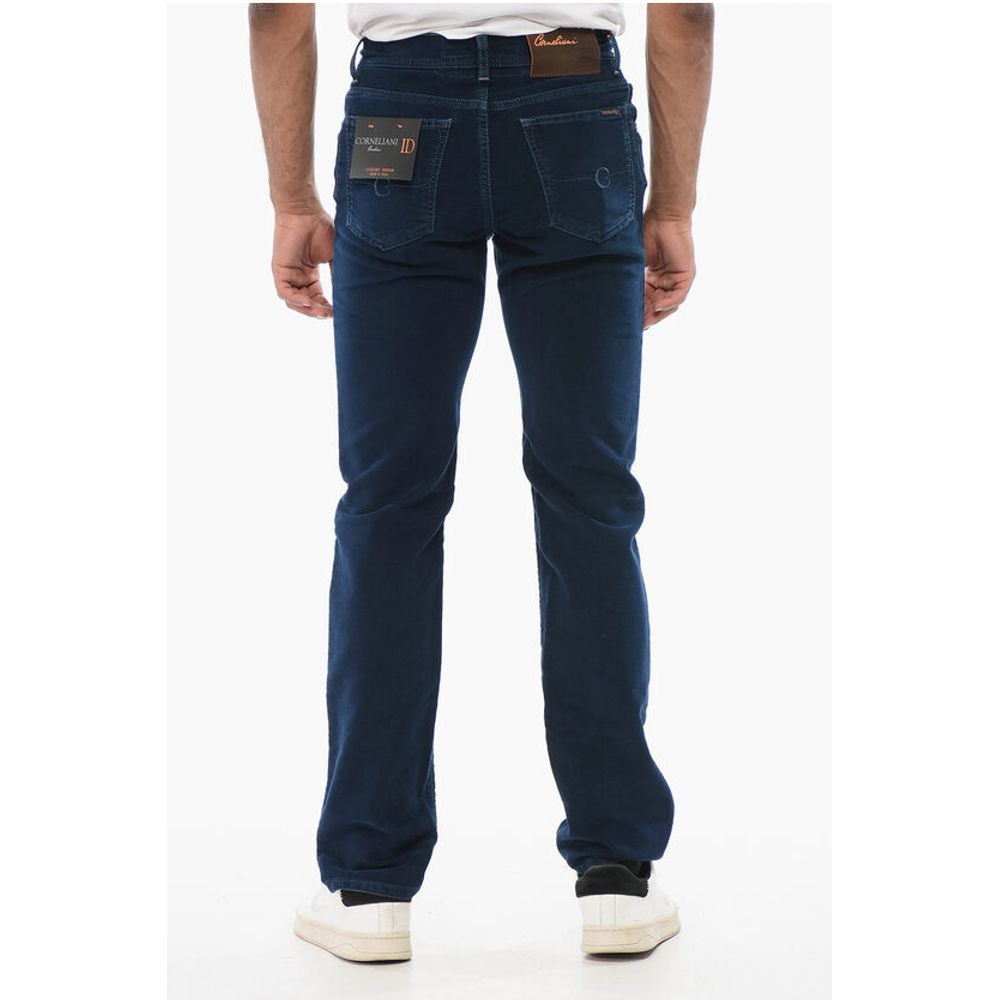 Corneliani ID Velour 5-Pocketed Pants