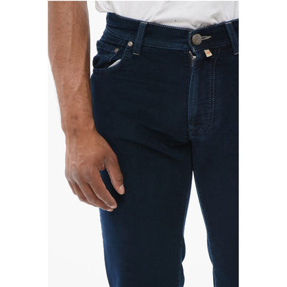Corneliani ID Velour 5-Pocketed Pants
