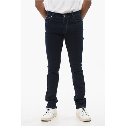 Corneliani ID Dark Washed Slim Fit Denims 14cm