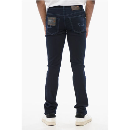 Corneliani ID Dark Washed Slim Fit Denims 14cm