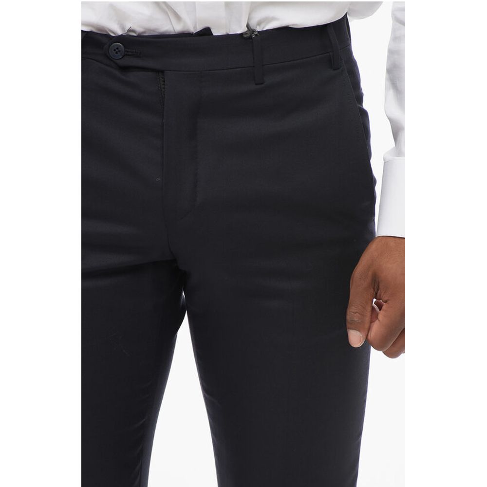 Corneliani Virgin Wool Pants with Belt Loops