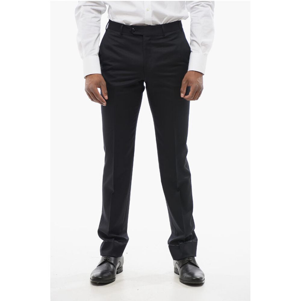 Corneliani 4-Pocketed MANTUA Virgin Wool Pants