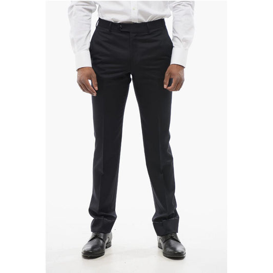 Corneliani 4-Pocketed MANTUA Virgin Wool Pants