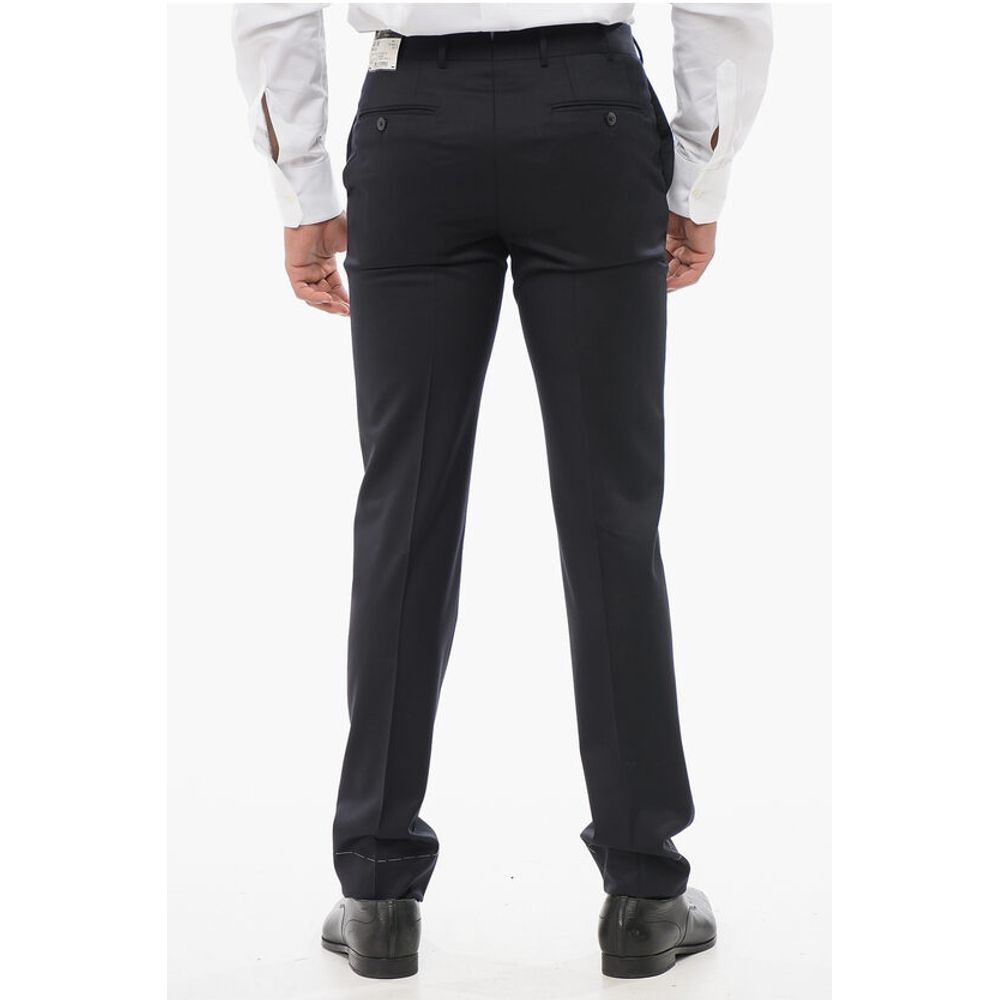 Corneliani 4-Pocketed MANTUA Virgin Wool Pants