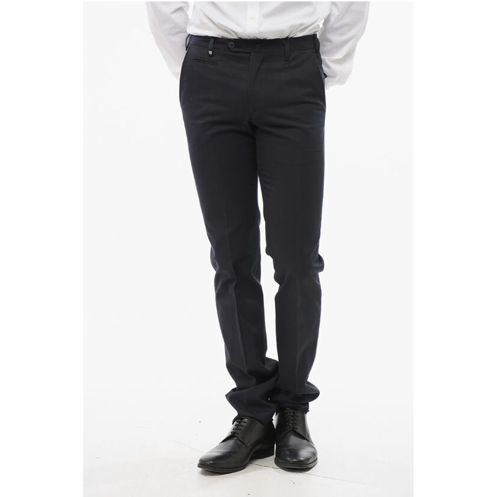 Corneliani Pure Cotton LEADER Pants with Zipped Pockets