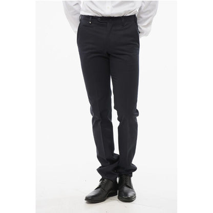 Corneliani Pure Cotton LEADER Pants with Zipped Pockets