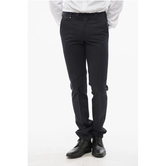 Corneliani Pure Cotton LEADER Pants with Zipped Pockets