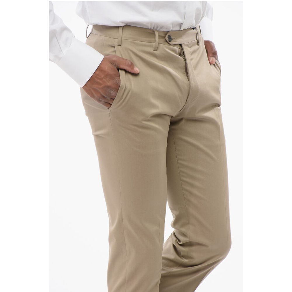 Corneliani BI ELASTIC 4-Pocketed Cotton Blend Pants