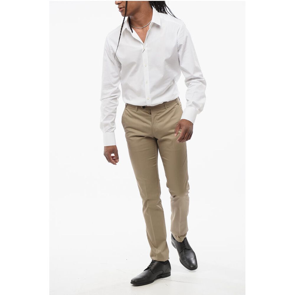 Corneliani BI ELASTIC 4-Pocketed Cotton Blend Pants