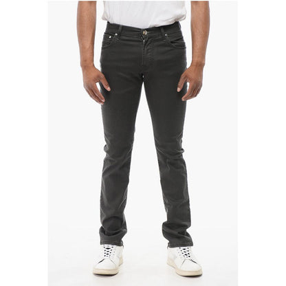 Corneliani ID Stretch Cotton Slim Fit Denims 16cm