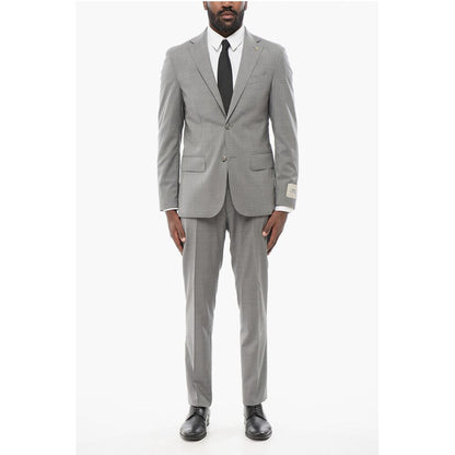 Corneliani CC COLLECTION Half-lined REFINED Stretch Wool Suit