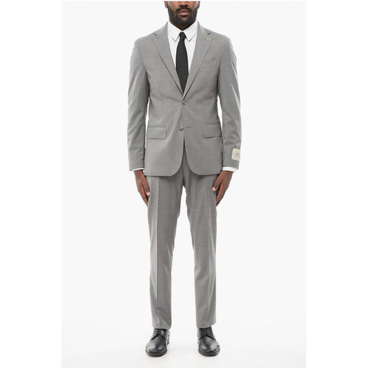 Corneliani CC COLLECTION Half-lined REFINED Stretch Wool Suit