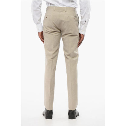 Corneliani CC COLLECTION Linen Blend RESET Suit with Flap Pockets