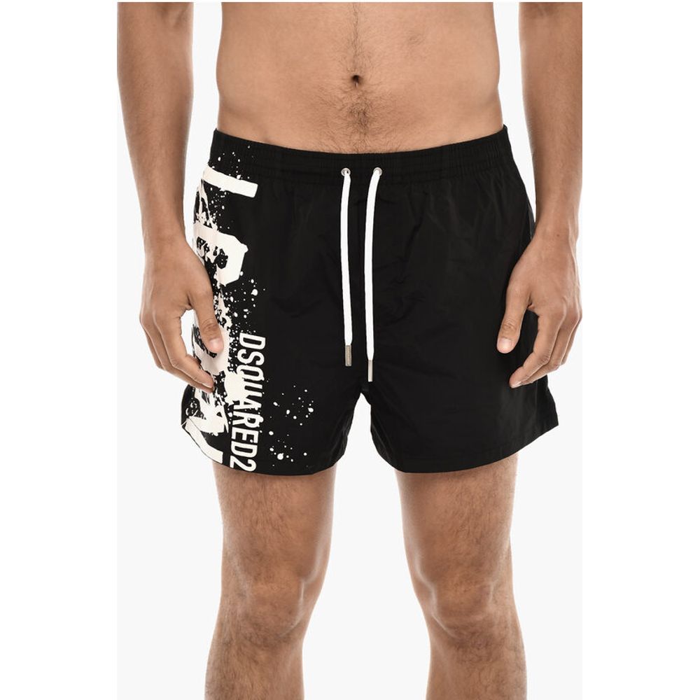 Dsquared² Logo Print ICON Swim Shorts