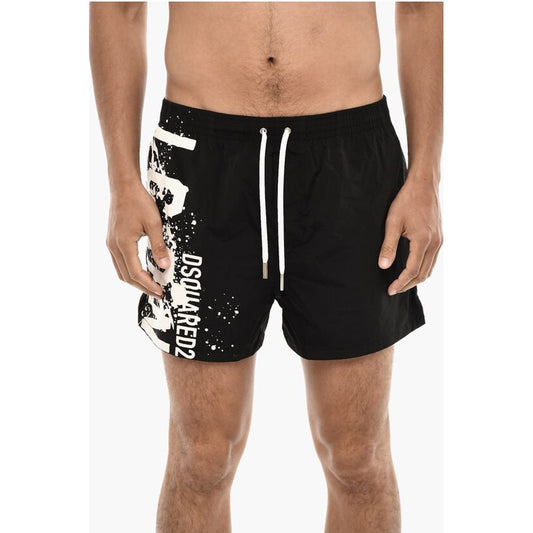 Dsquared² Logo Print ICON Swim Shorts