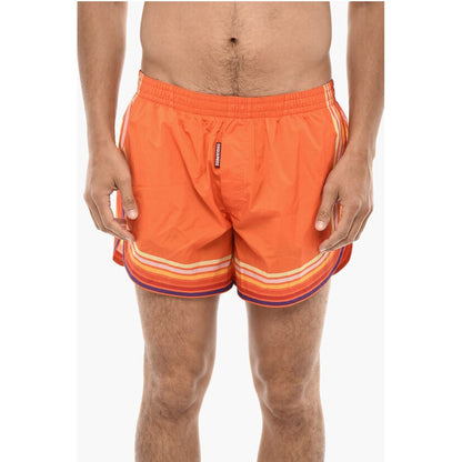 Dsquared² Striped Print Swim Shorts