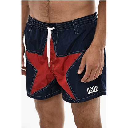 Dsquared² Color Block STAR Swim Shorts