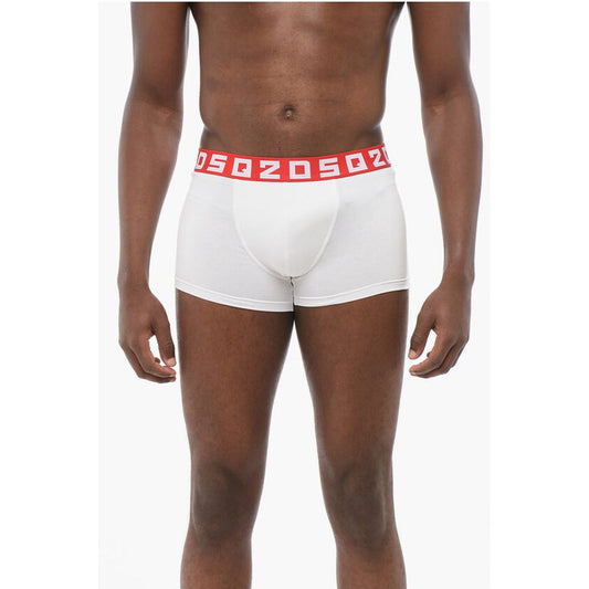 Dsquared² Cotton Blend Boxer with Logoed Waistband