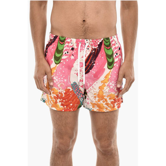 Dsquared² Allover Printed Swim Shorts