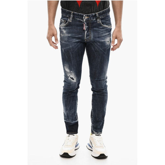 Dsquared² Distressed Stonewashed Jeans