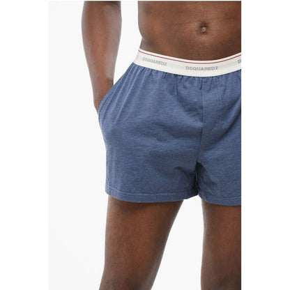 Dsquared² Cotton Blend Boxer with Logoed Waistband