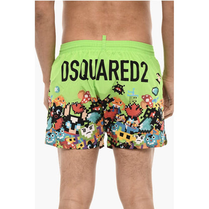 Dsquared² Printed PIXEL Swim Shorts