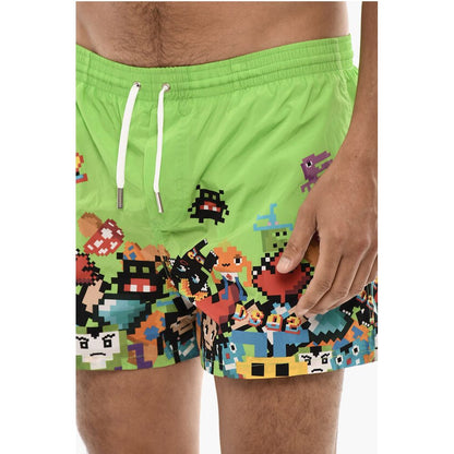 Dsquared² Printed PIXEL Swim Shorts