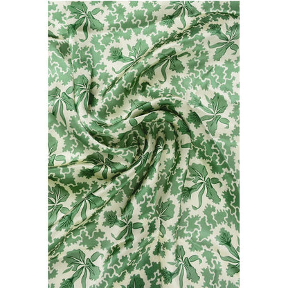 Dsquared² Patterned Silk Foulard with Contrasting Edges