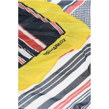 Dsquared² Printed Cotton Foulard
