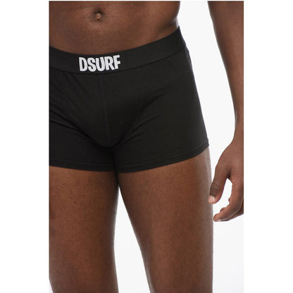 Dsquared² Stretch Cotton Boxer with Logoed Waistband