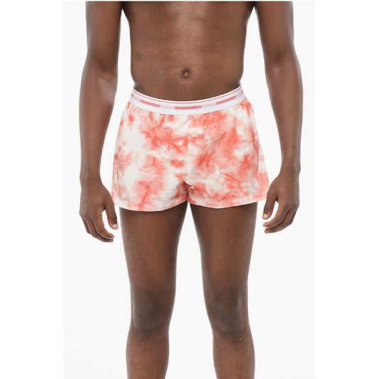 Dsquared² Cotton Blend Tie Dye Boxer
