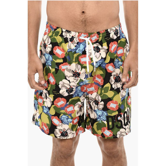 Dsquared² Floral Print Swim Shorts