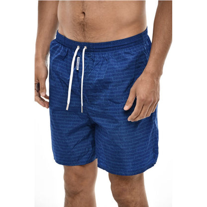 Dsquared² Tone On Tone Motif Swim Shorts