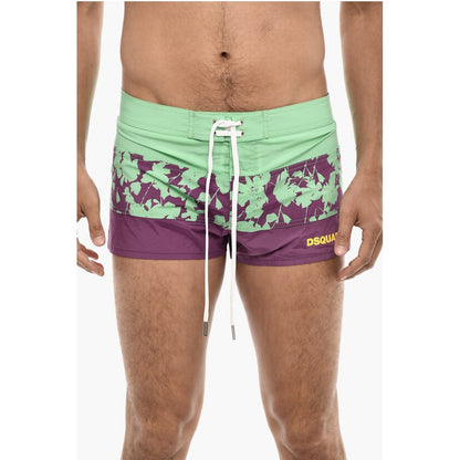 Dsquared² Floral Print Swim Shorts