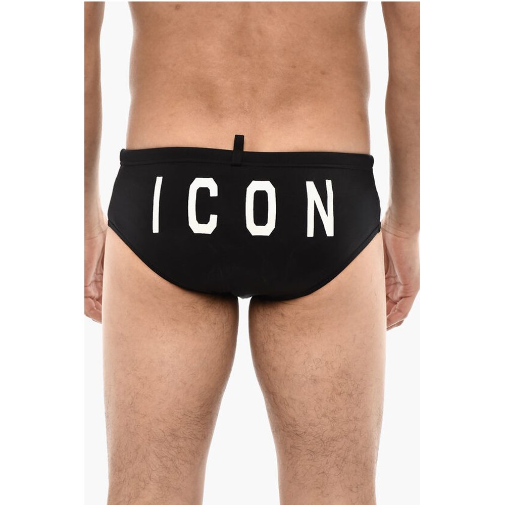 Dsquared² Slip ICON Swimsuit With Drawstrings