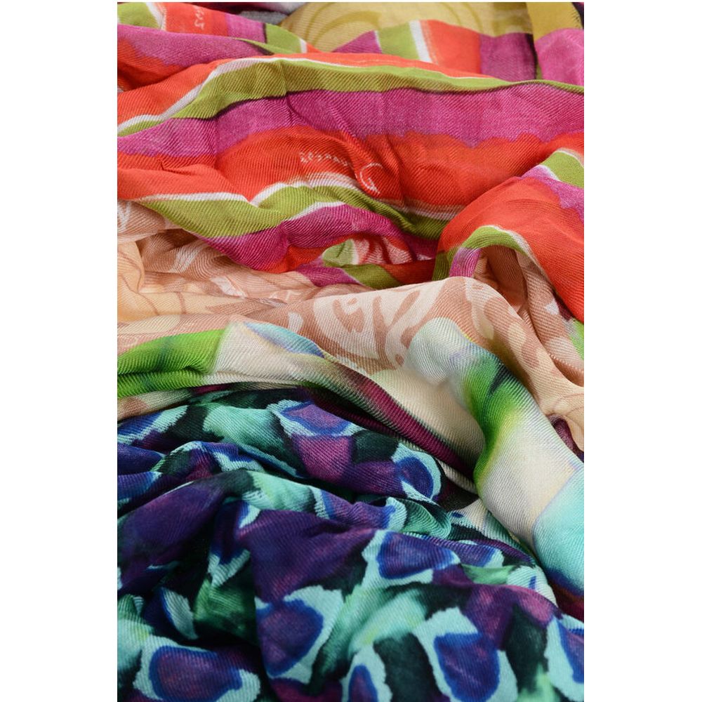 Dsquared² Patchwork Motif Multicolor Foulard