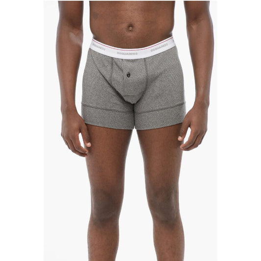 Dsquared² Ribbed Cotton Blend Boxer