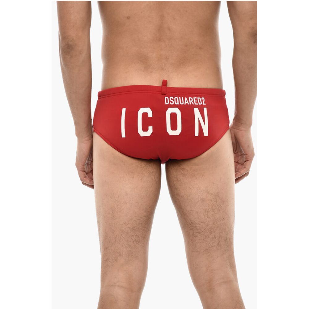 Dsquared² Slip ICON Swimsuit With Drawstrings
