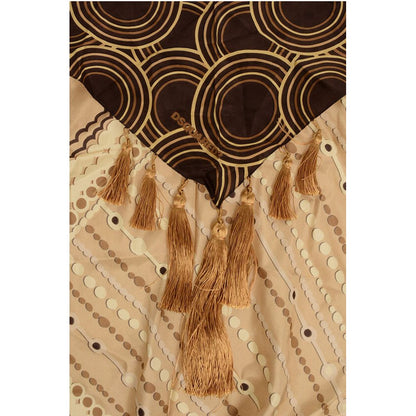 Dsquared² Patterned Silk Foulard with Tassels