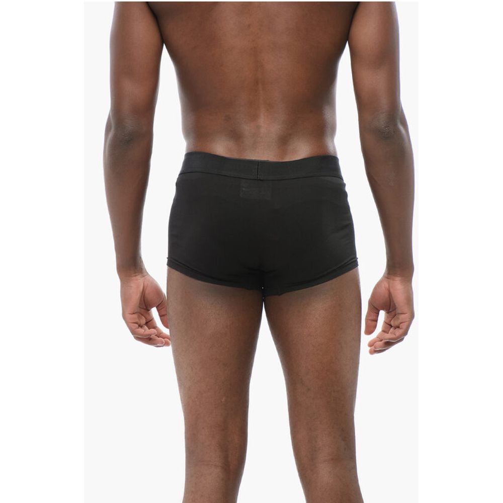 Dsquared² Stretch Cotton Boxer with Logoed Waistband