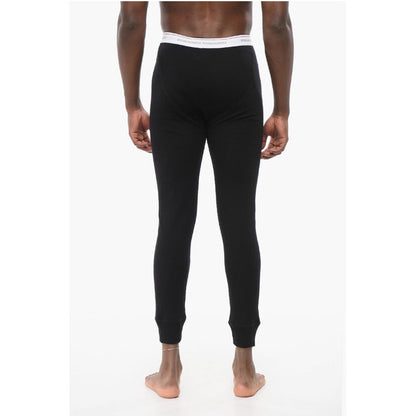 Dsquared² Underwear Ribbed Leggings with Logoed Waistband
