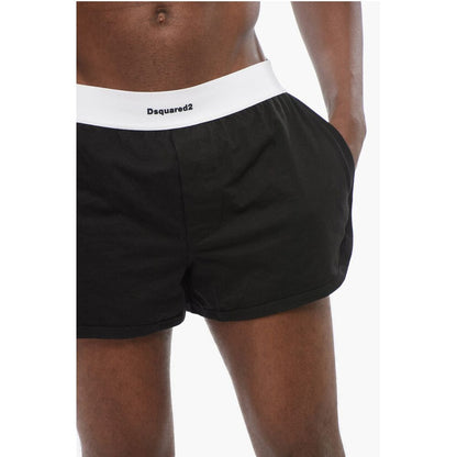 Dsquared² Cotton Blend Boxer with Contrasting Waistband