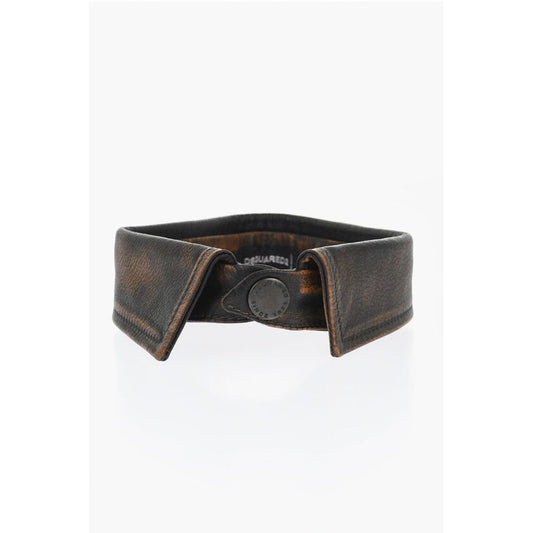 Dsquared² Leather Removable Collar