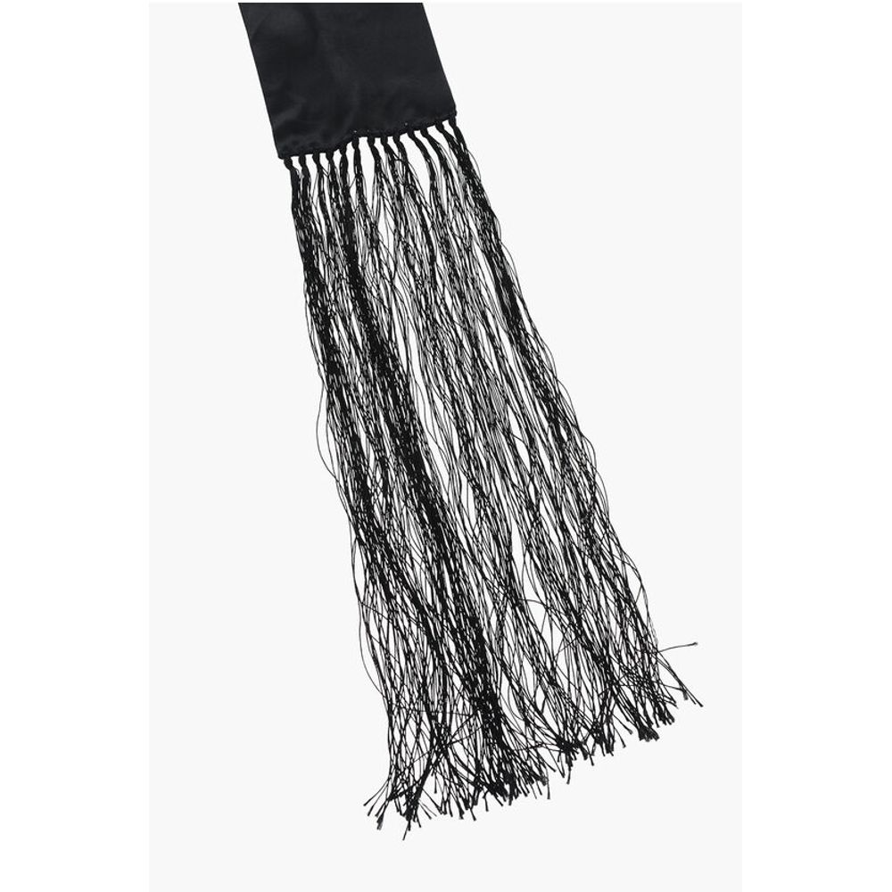 Dsquared² Silk Foulard with Fringes