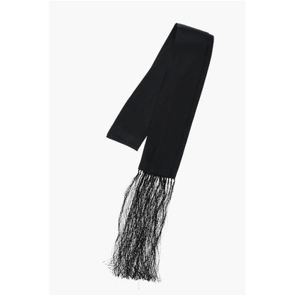 Dsquared² Silk Foulard with Fringes
